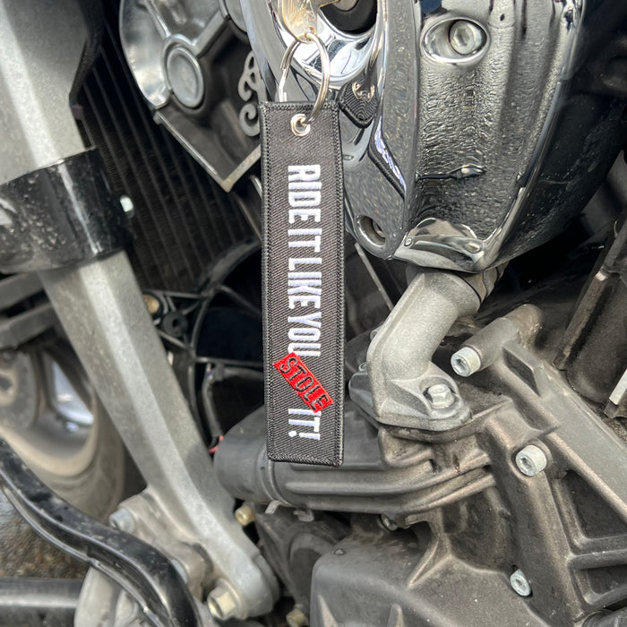 Motorcycle Key Chain - Ride It Like You Stole It: Dimensions: 4