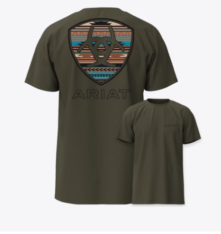 Ariat Men's Rust Serape Shield T-Shirt