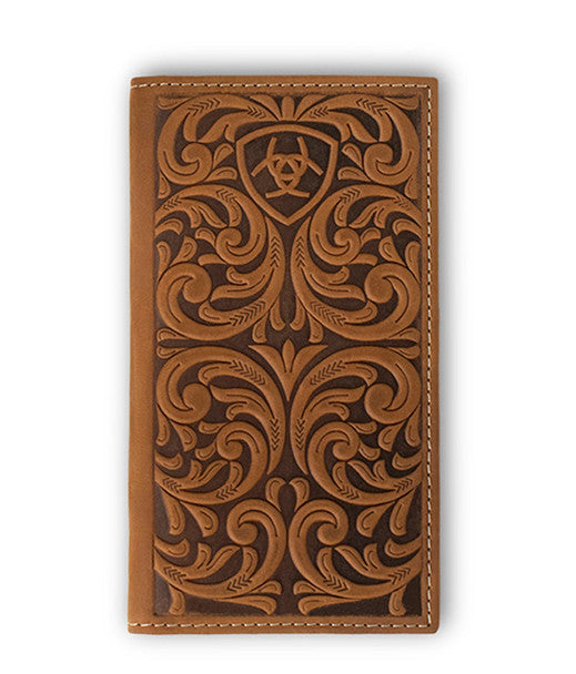 Ariat Rodeo Scrolling Embossed Wallet
