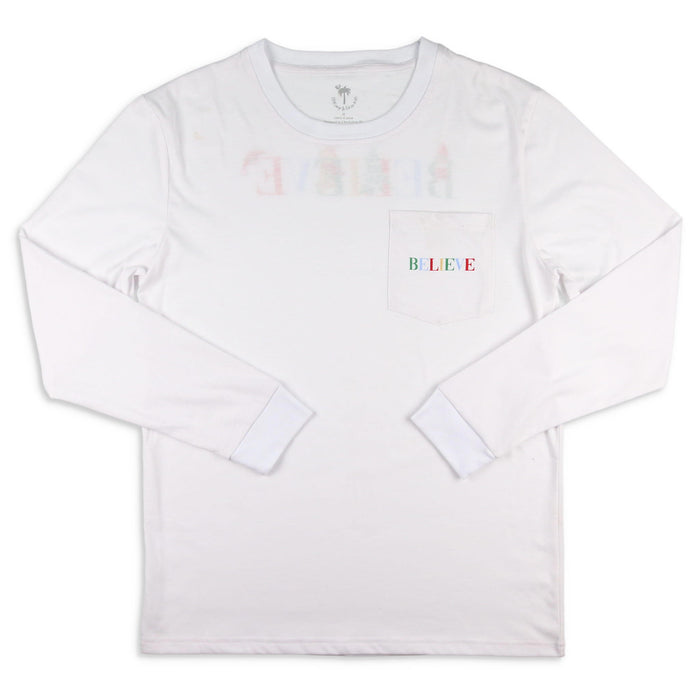 Believe Pocket Graphic Tee - Adults
