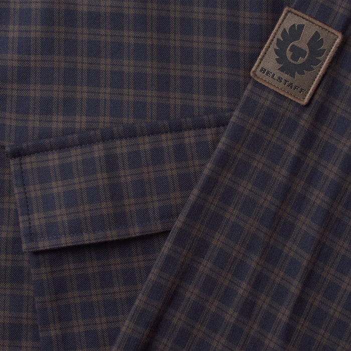 Belstaff - Scale Shirt in Dark Ink/Major Brown - Nigel Clare