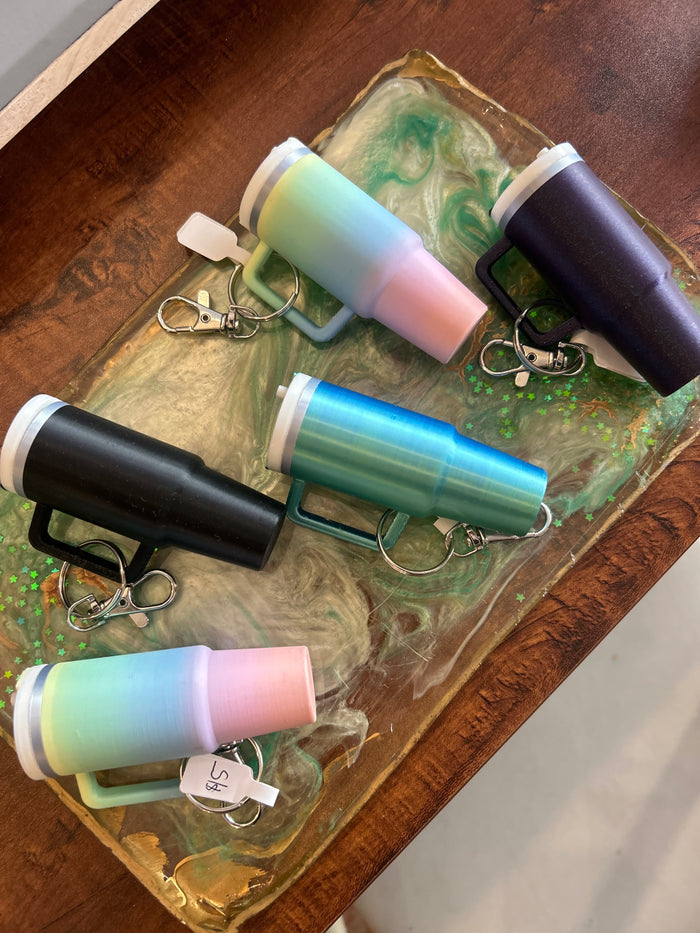 Chapstick holder keychain