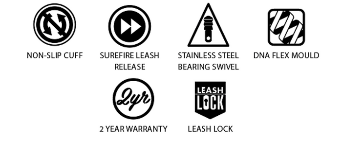 Creatures Of Leisure | Leash Foil Reliance Coiled Genou - 7mm