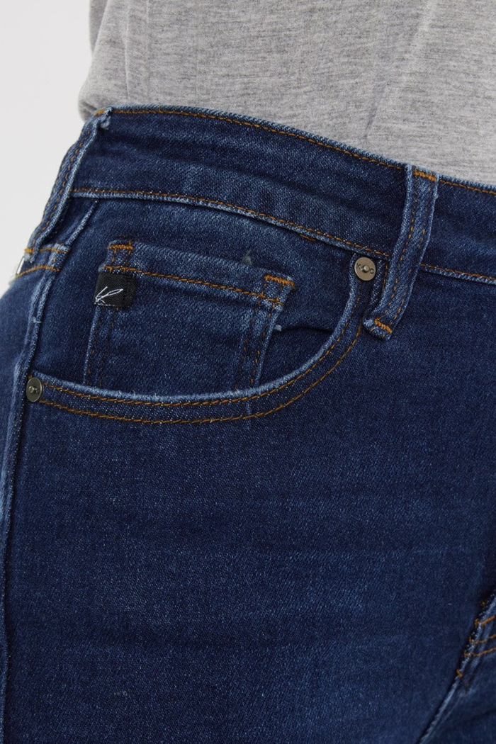 Frayed Hem Flare Jeans - SexyModest Boutique