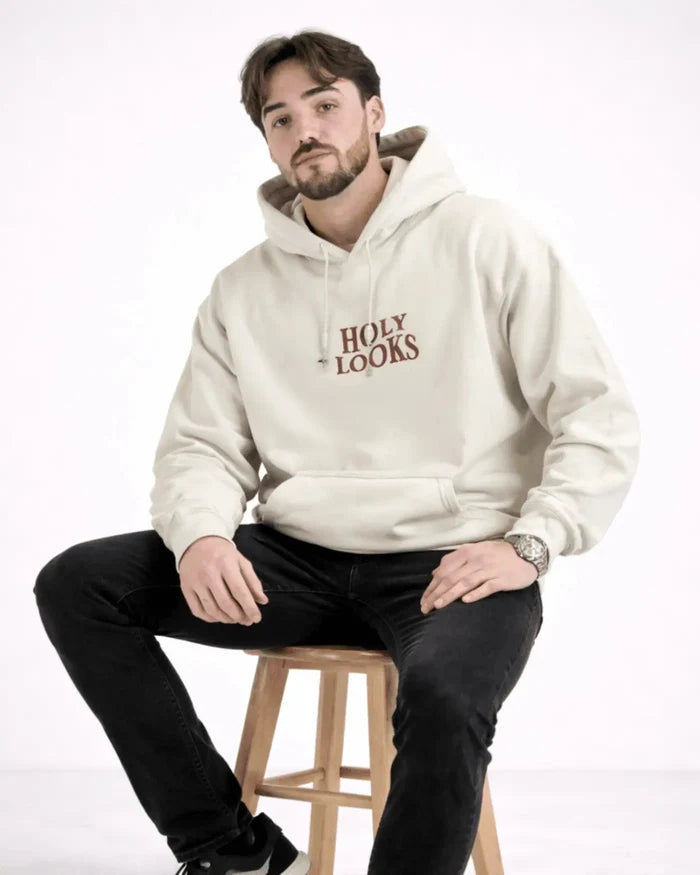 God Is Not Done Hoodie Sand - Holy Looks