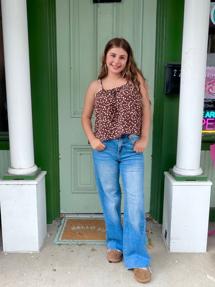 High Rise Flare Bottom Jeans