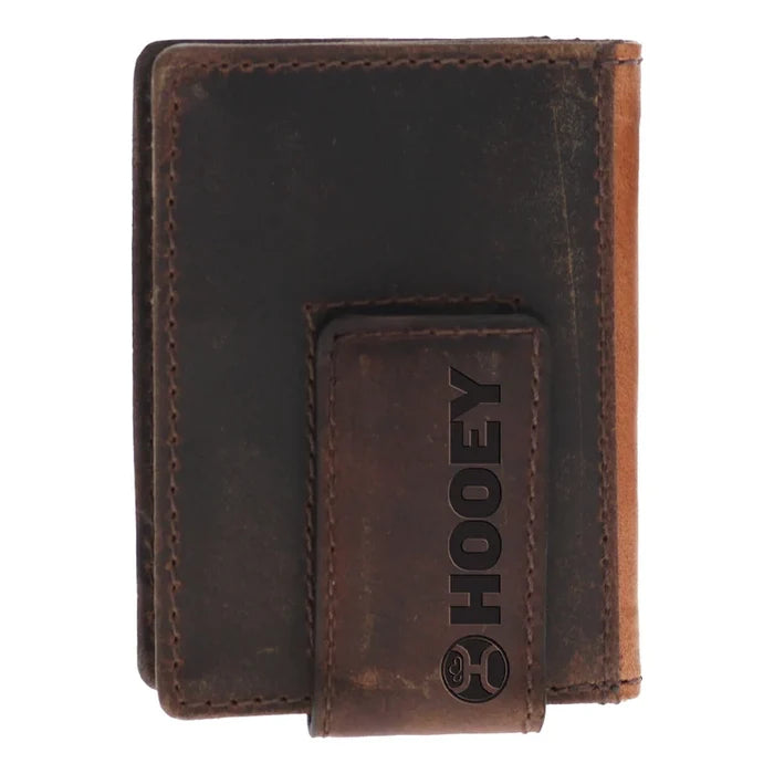 Hooey Gambler Bi-Fold Money Clip Wallet