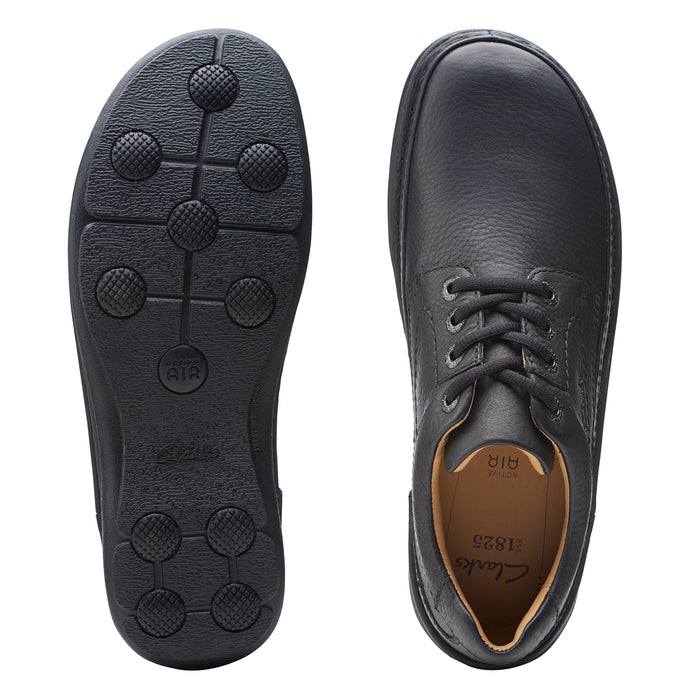 Mens - Nature Three Black Leather