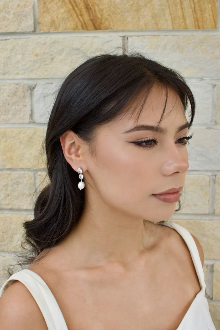 Pandora Freshwater Drop Pearl Earring - Jewellery - Windsor Bridal Jewellery