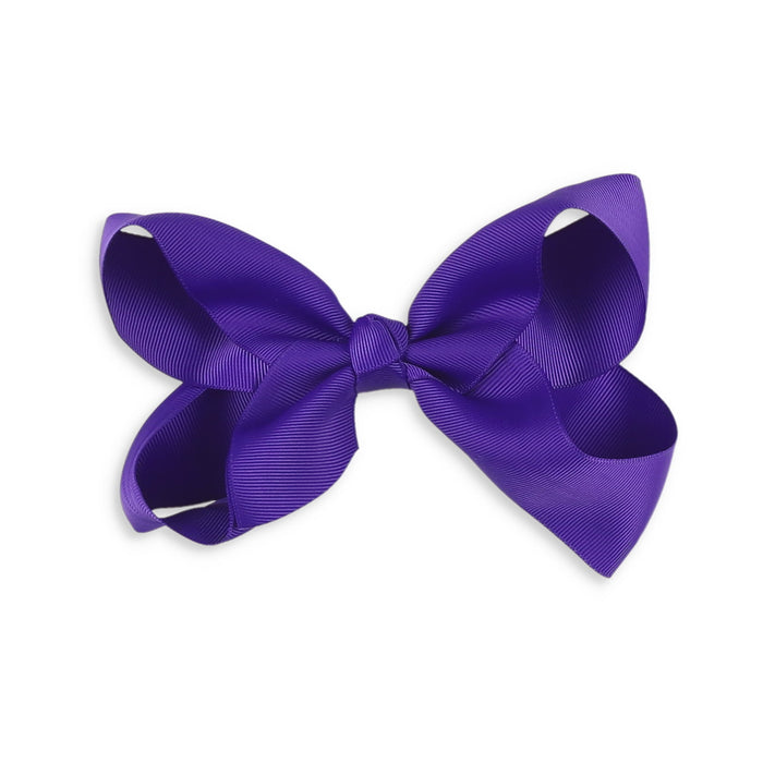 Purple Biggie Bow