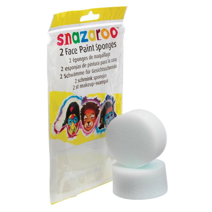 Snazaroo 2 Pk High Density Sponge Facepaint Makeup Accessory