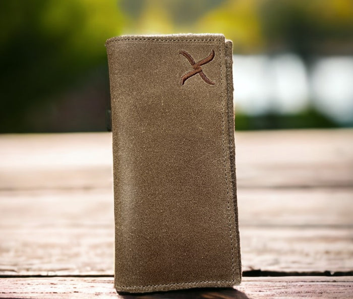 Twisted X Rodeo Wallet with Brown logo