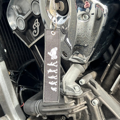Motorcycle Key Chain - Revvolution: Dimensions: 4