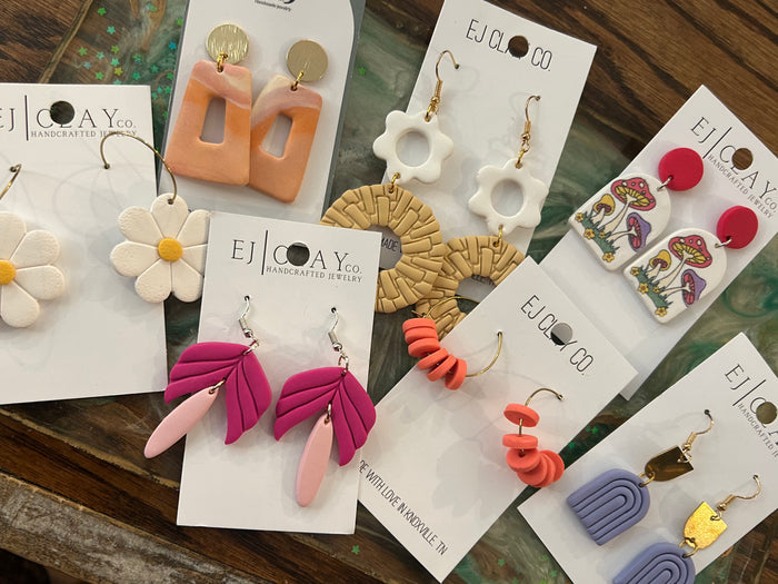 Clay earrings