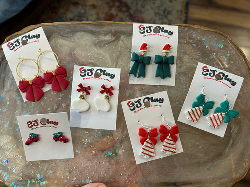 Christmas Clay earrings