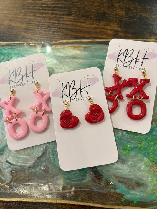 XO earrings