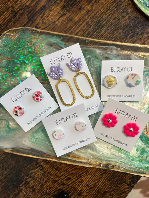 Clay earrings 4.12