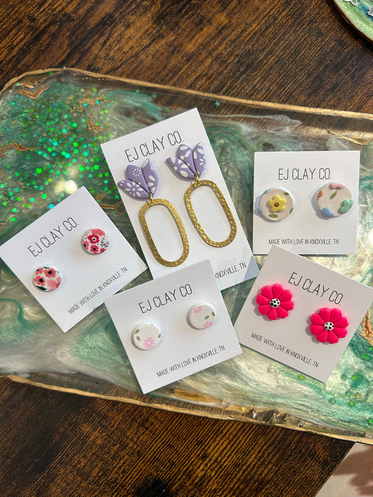 Clay earrings 4.12