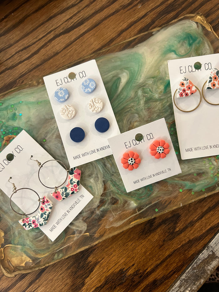 Clay earrings