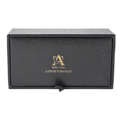 ABBEYHORN Cufflinks - Cow Horn Narrow Rectangle