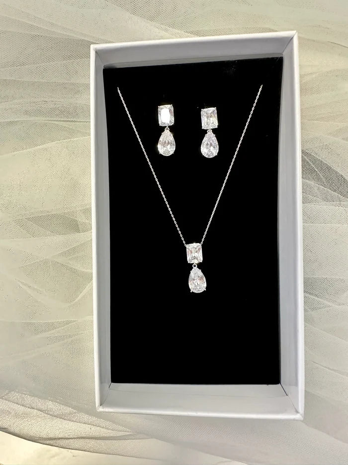 Ada Earring and Necklace Set - Jewellery - Windsor Bridal Jewellery