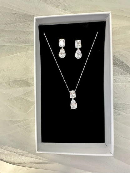 Ada Earring and Necklace Set - Jewellery - Windsor Bridal Jewellery