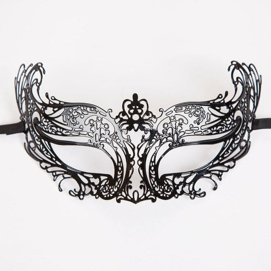 Adults Black Eyemask Fancy Dress party Accessory (E)