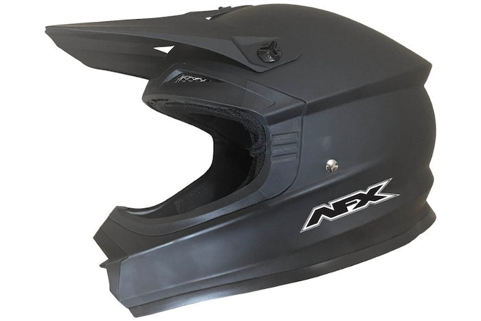 AFX FX-15 Adult Helmet: Product InformationPoly alloy, D-Ring A removable and adjustable (55mm) screw on visor 4 Exhaust vent