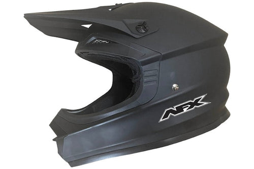 AFX FX-15 Adult Helmet: Product InformationPoly alloy, D-Ring A removable and adjustable (55mm) screw on visor 4 Exhaust vent