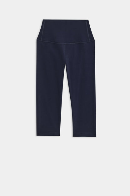 Airweight High Waist 16" Legging by SPLITS59 is shown on a plain, light-toned background and features a high waistband in black.
