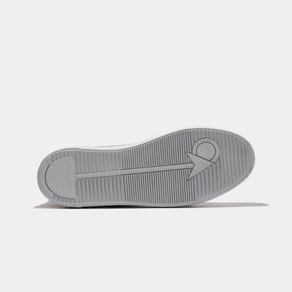 Android Homme - Point Dume Low Strap Trainer in White/Brown - Nigel Clare