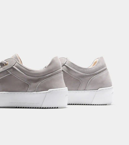 Android Homme - Venice Nubuck Trainer in Taupe Grey - Nigel Clare