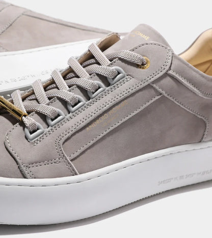 Android Homme - Venice Nubuck Trainer in Taupe Grey - Nigel Clare