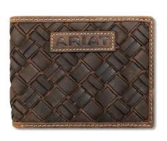 Ariat Bifold Basket Weave Wallet