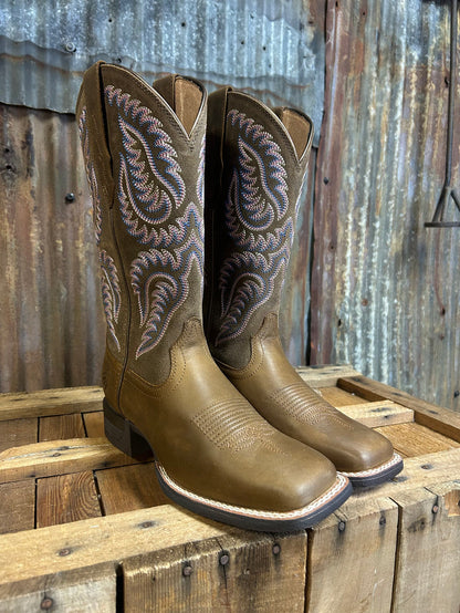 Ariat Cattle Caite Wide Square Toe Western Boot