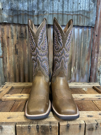 Ariat Cattle Caite Wide Square Toe Western Boot