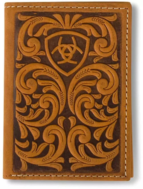 Ariat Embossed Trifold Wallet