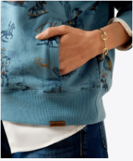 Ariat Painted 1/2 Zip Sweatshirt