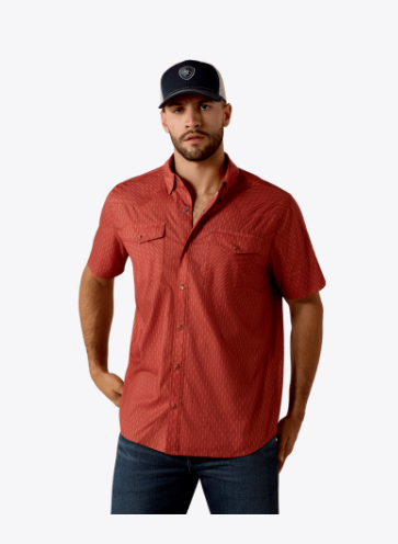 Ariat Printed VentTEK Western Fitted Snap Shirt