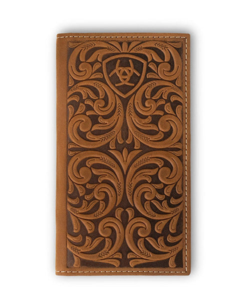 Ariat Rodeo Scrolling Embossed Wallet
