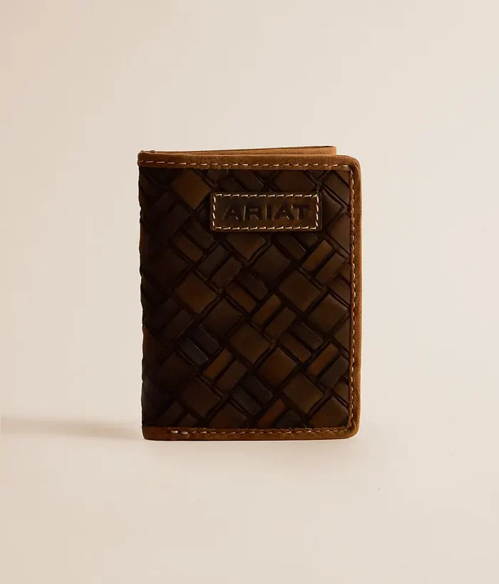 Ariat Weaved Leather Wallet