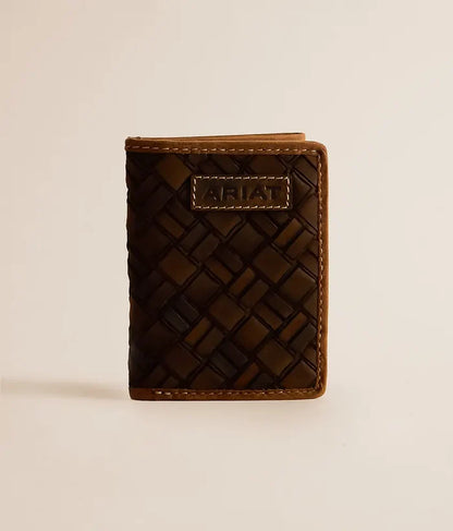 Ariat Weaved Leather Wallet