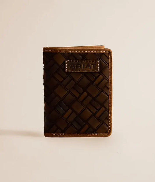 Ariat Weaved Leather Wallet