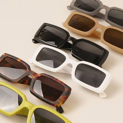 Assorted Acetate Rectangle Fashion Sunglasses