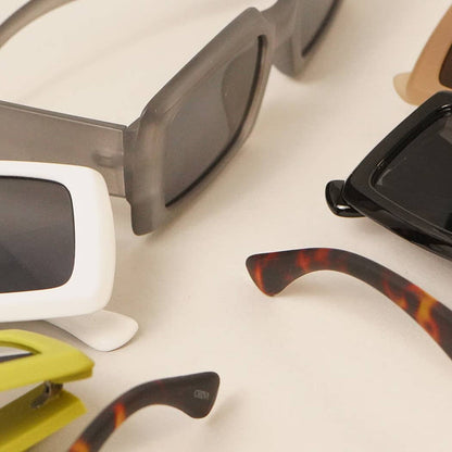 Assorted Acetate Rectangle Fashion Sunglasses