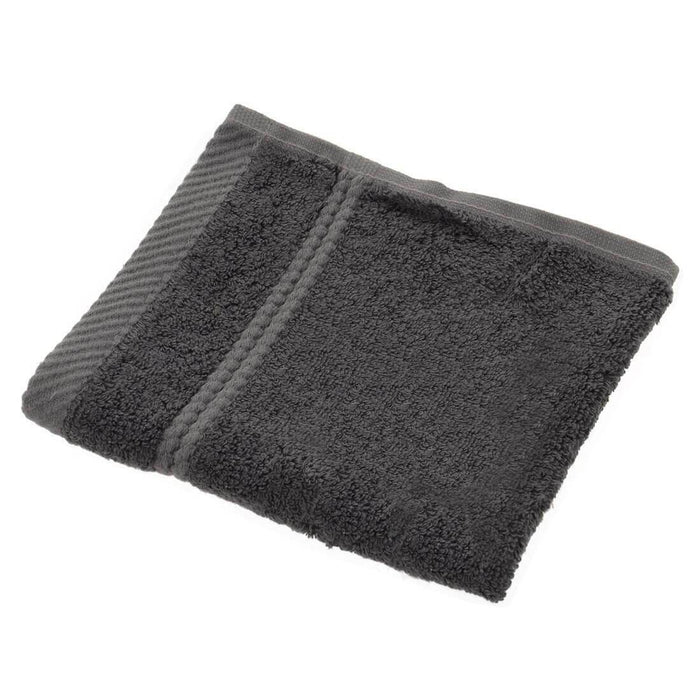 Bamboo Bliss Luxury 600gsm Bathroom Linen Range - Slate Grey Face Cloth