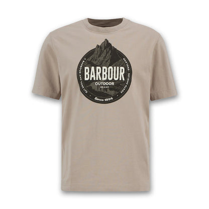 Barbour - Basswood T-Shirt in Concrete - Nigel Clare