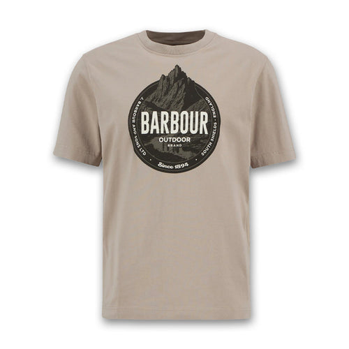 Barbour - Basswood T-Shirt in Concrete - Nigel Clare