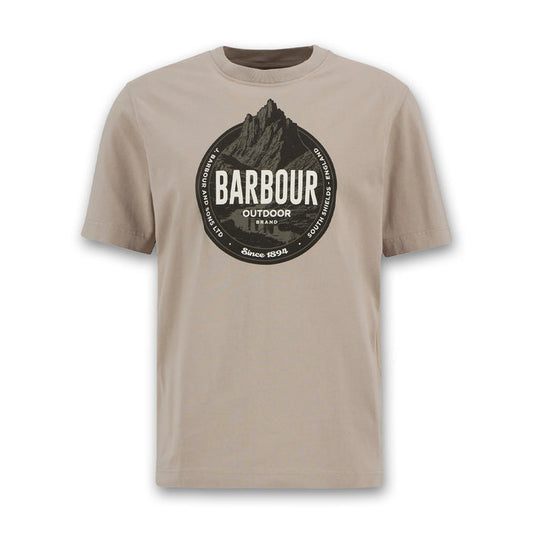 Barbour - Basswood T-Shirt in Concrete - Nigel Clare