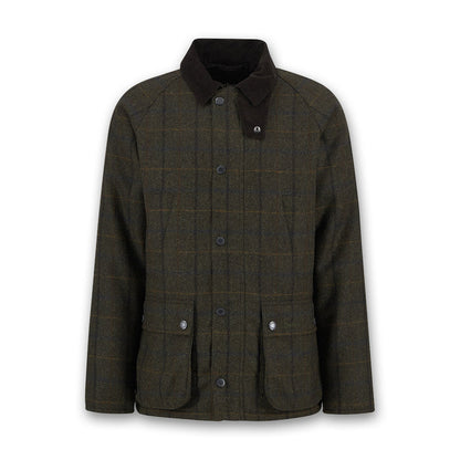 Barbour - Bedale Check Wool Jacket in Brown - Nigel Clare
